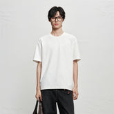 Men's Solid Allover Jacquard T-Shirt